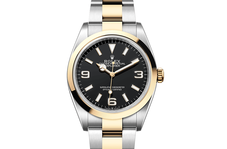 Rolex Explorer in Oystersteel and gold, M124273-0001 | Europe Watch Company