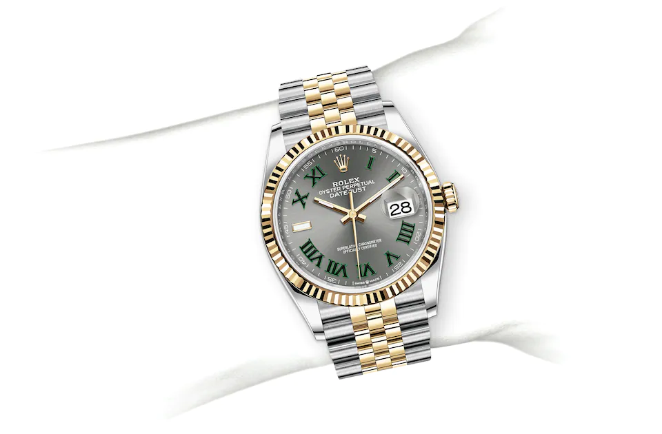 Rolex Datejust in Oystersteel and gold, M126233-0035 | Europe Watch Company