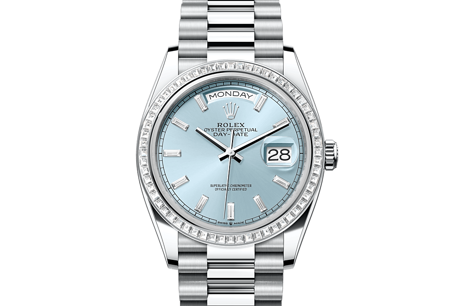 Rolex Day-Date in Platinum, M128396TBR-0003 | Europe Watch Company
