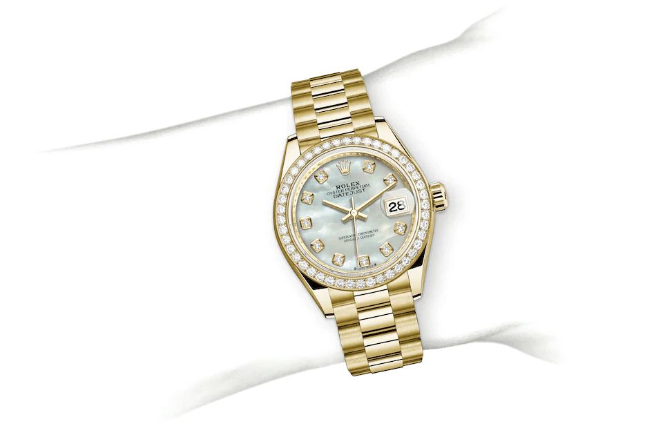 Rolex Lady-Datejust in Gold, M279138RBR-0015 | Europe Watch Company