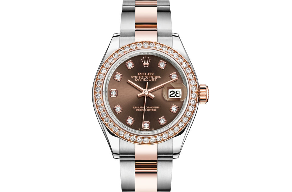 Rolex Lady-Datejust in Oystersteel and gold, m279381rbr-0012 | Europe Watch Company